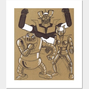 Mazinger Sketch Posters and Art